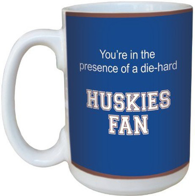 

Tree-Free Greetings Greetings lm44731 Huskies College Basketball Ceramic with Full-Sized Handle, 15-Ounce Ceramic Mug(60 ml), Multicolor