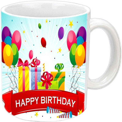 

Raj Laxmi B'day gifts white mug Ceramic Mug(350 ml)