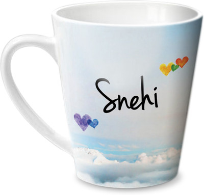 

Hot Muggs Simply Love You Snehi Conical Ceramic Mug(350 ml)