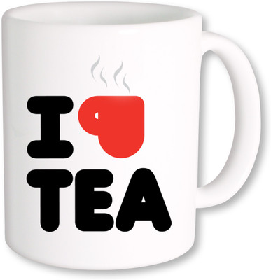 

PhotogiftsIndia I Love Tea 03 Ceramic Mug(325 ml)