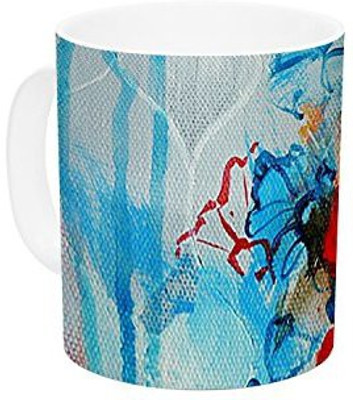 

Kess InHouse InHouse Sonal Nathwani Tiger Ceramic Coffee, 11 oz, Multicolor Ceramic Mug(60 ml)