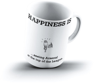 

Ucard Happiness Is2169 Bone China, Ceramic, Porcelain Mug(325 ml)