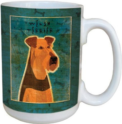 

Tree-Free Greetings Greetings sg44050 Welsh Terrier by John W. Golden Ceramic with Full-Sized Handle, 15-Ounce Ceramic Mug(60 ml), Multicolor