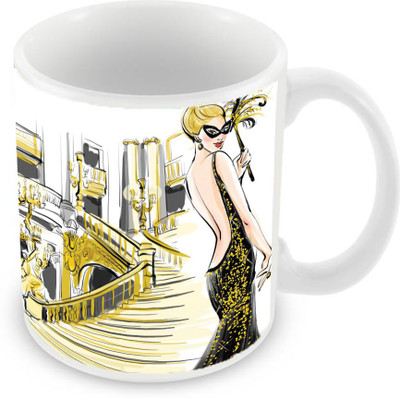 

Sleep Nature's SN-MG-1840 Ceramic Mug(350 ml), Multicolor