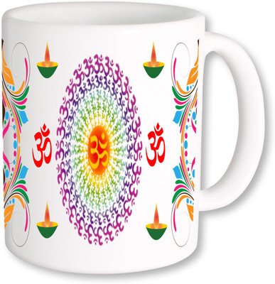 

PhotogiftsIndia Happy Diwali And Deepawali 047 Ceramic Mug(325 ml), Multicolor