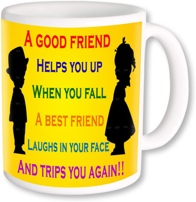 

PhotogiftsIndia Happy Friendship Day 044 Ceramic Mug(350 ml), Multicolor