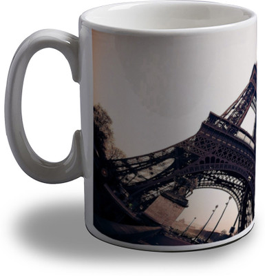 

Artifa Eiffel Tower Paris Porcelain, Ceramic Mug(350 ml), Multicolor