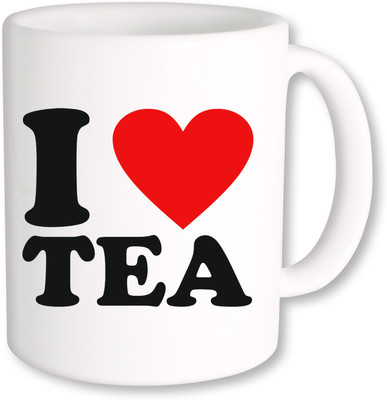 

PhotogiftsIndia I Love Tea 04 Ceramic Mug(325 ml)