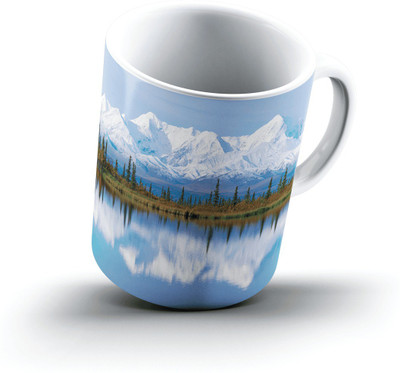 

Ucard Majestic Reflections Alaska2460 Bone China, Ceramic, Porcelain Mug(325 ml), Multicolor