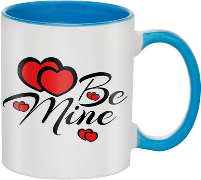 

SKY TRENDS Great Romantic Love Best Gifts For Valentine Day For Girlfriend Boyfriend Fiance Wife Husband, Anniversary,Christmas, Design 113 Ceramic Mug(325 ml), Blue