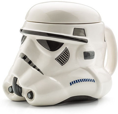 

GeekGoodies White 3D Star Wars Ceramic Coffee Ceramic Mug(700 ml)