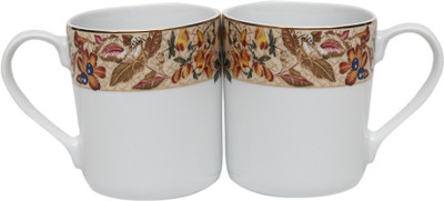 

Lakline 80154 Porcelain Mug(350 ml, Pack of 2), White