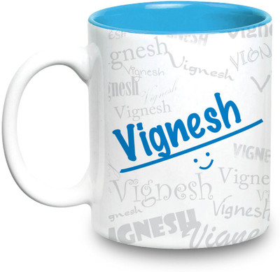 

Hot Muggs Me Graffiti - Vignesh Ceramic Mug(315 ml), Multicolor