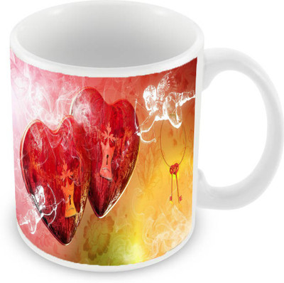 

Sleep Nature's SN-MG-234 Ceramic Mug(350 ml), Red