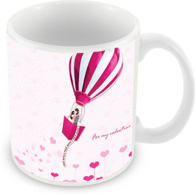 

Sleep Nature's SN-MG-2644 Ceramic Mug(350 ml), Pink