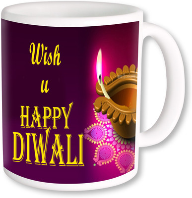 

PhotogiftsIndia Happy Diwali And Deepawali 035 Ceramic Mug(325 ml), Multicolor