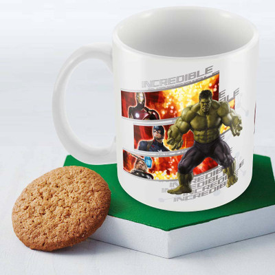 

Posterboy Incredible Hulk - Avengers Officially Licensed (Pack Of 1) Ceramic Mug(350 ml), Multicolor