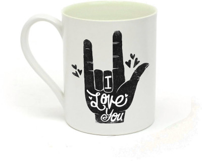 

Sowing Happiness MUG291 Ceramic Mug(350 ml), White