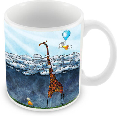 

Sleep Nature's SN-MG-2459 Ceramic Mug(350 ml), Multicolor