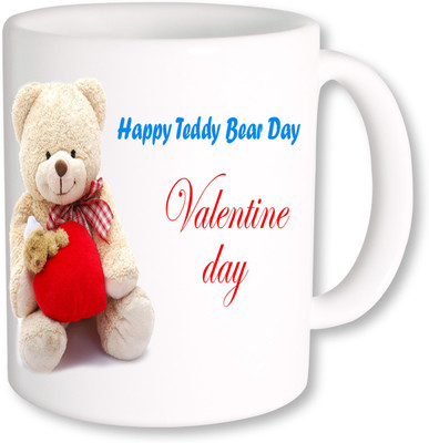 

PhotogiftsIndia Happy Teddy Bear Day 04 Ceramic Mug(325 ml), Multicolor