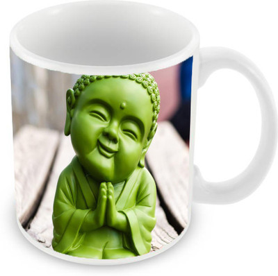 

Sleep Nature's SN-MG-1701 Ceramic Mug(350 ml), Green