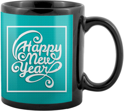 

SKY TRENDS New Year & Christmas Gift For Boyfriend Girlfriend Husband Wife Design COD007 Ceramic Mug(325 ml), Multicolor