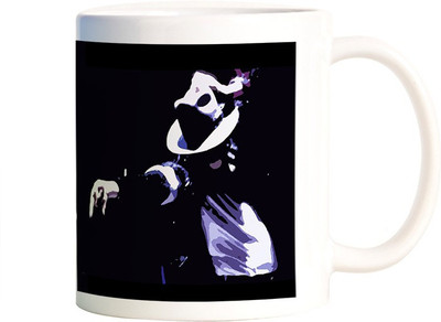 

Rangeele Inkers Michael jackson pose Ceramic Mug(300 ml), Multicolor