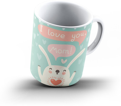 

Ucard Mothers Day704 Bone China, Ceramic, Porcelain Mug(325 ml), Multicolor