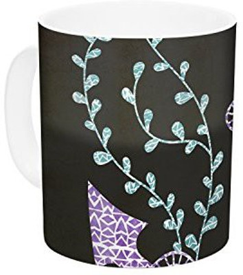 

Kess InHouse InHouse Pom Graphic Design Tribal Nautica I Ceramic Coffee, 11 oz, Multicolor Ceramic Mug(60 ml)