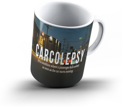 

Ucard Carcolepsy Wordplay786 Bone China, Ceramic, Porcelain Mug(325 ml), Multicolor