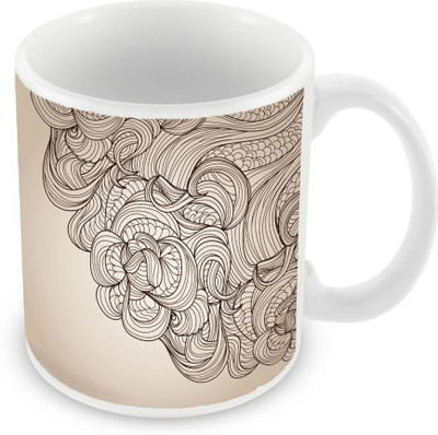 

Sleep Nature's SN-MG-2524 Ceramic Mug(350 ml), Beige