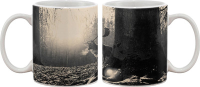 

Artifa Swamp Deer Porcelain, Ceramic Mug(350 ml), Multicolor