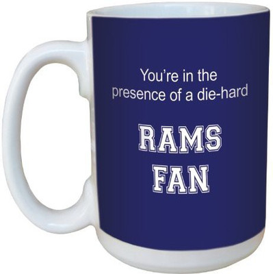 

Tree-Free Greetings Greetings lm44539 Rams College Football Fan Ceramic with Full-Sized Handle, 15-Ounce Ceramic Mug(60 ml), Multicolor