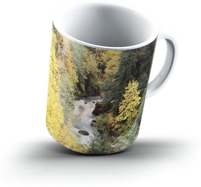 

Ucard Landscape2262959 Bone China, Ceramic, Porcelain Mug(325 ml), Multicolor