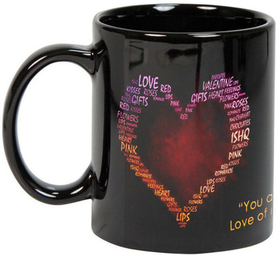 

Prithish You Are The Love Of My Life Black Ceramic Mug(330 ml)