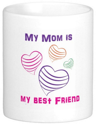

Exoctic Silver Mom Maa Mother Series 010 Ceramic Mug(300 ml), Multicolor