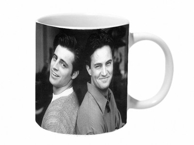 

Mooch Wale Joey And Chandler Friends Ceramic Mug(325 ml), Multicolor