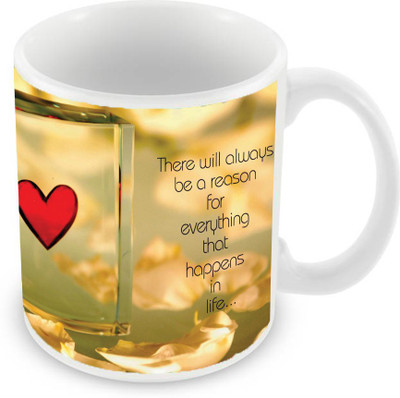 

Sleep Nature's SN-MG-2579 Ceramic Mug(350 ml), Multicolor