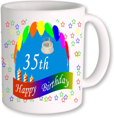 

PhotogiftsIndia Birthday Coffee 035 Ceramic Mug(325 ml), Multicolor