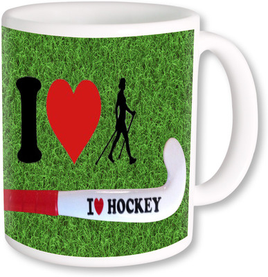 

PhotogiftsIndia I Love Hockey 04 Ceramic Mug(325 ml), Multicolor
