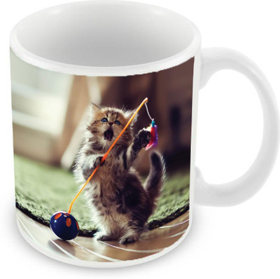 Sleep Nature's SN-MG-2186 Ceramic Mug(350 ml), Multicolor