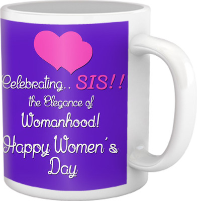 46% OFF on TIED RIBBONS Celebrating Sis Women'S Day Coffee Ceramic Coffee Mug(350 ml) 46% OFF on TIED RIBBONS Celebrating Sis Women'S Day Coffee Ceramic Coffee Mug(350 ml)