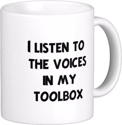 

Exoctic Silver Quoteds ooooo27 Ceramic Mug(300 ml), Multicolor