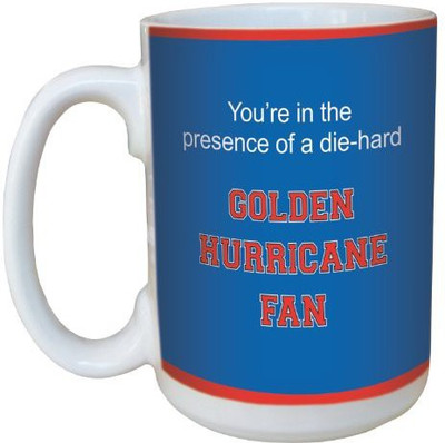 

Tree-Free Greetings Greetings lm44921 Golden Hurricane College Basketball Ceramic with Full-Sized Handle, 15-Ounce Ceramic Mug(60 ml), Multicolor