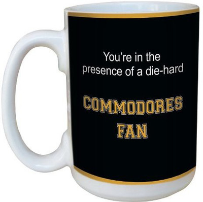 

Tree-Free Greetings Greetings lm44597 Commodores College Football Fan Ceramic with Full-Sized Handle, 15-Ounce Ceramic Mug(60 ml), Multicolor