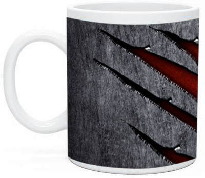 

Shopmillions Scratche Ceramic Mug(350 ml)