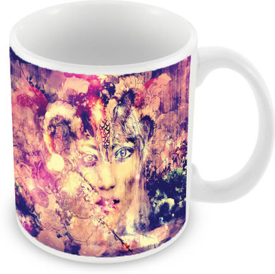 

Sleep Nature's SN-MG-1762 Ceramic Mug(350 ml), Multicolor