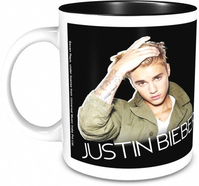 

Bravado Justin Bieber Mirror CloseUp (Officially Licensed) Ceramic Mug(350 ml)