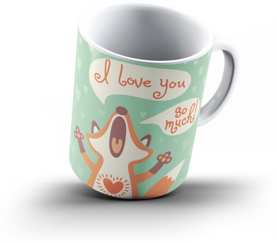 

Ucard Love723 Bone China, Ceramic, Porcelain Mug(325 ml)