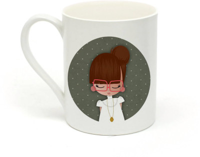 

Sowing Happiness MUG266 Ceramic Mug(350 ml), White